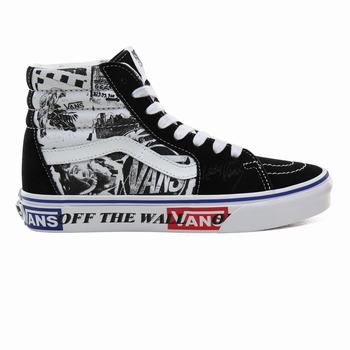 Vans Lady Vans Sk8-Hi - Naisten Korkeavartiset tennarit - Mustat/Valkoinen